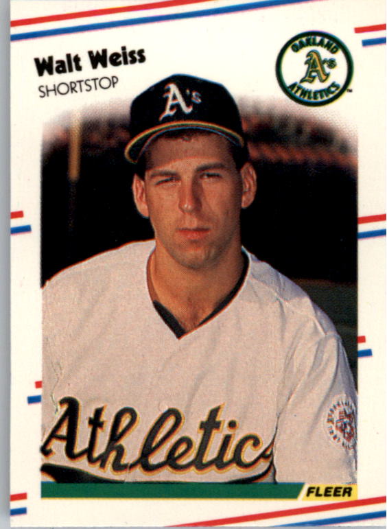1988 Fleer Mini Baseball Cards 049      Walt Weiss